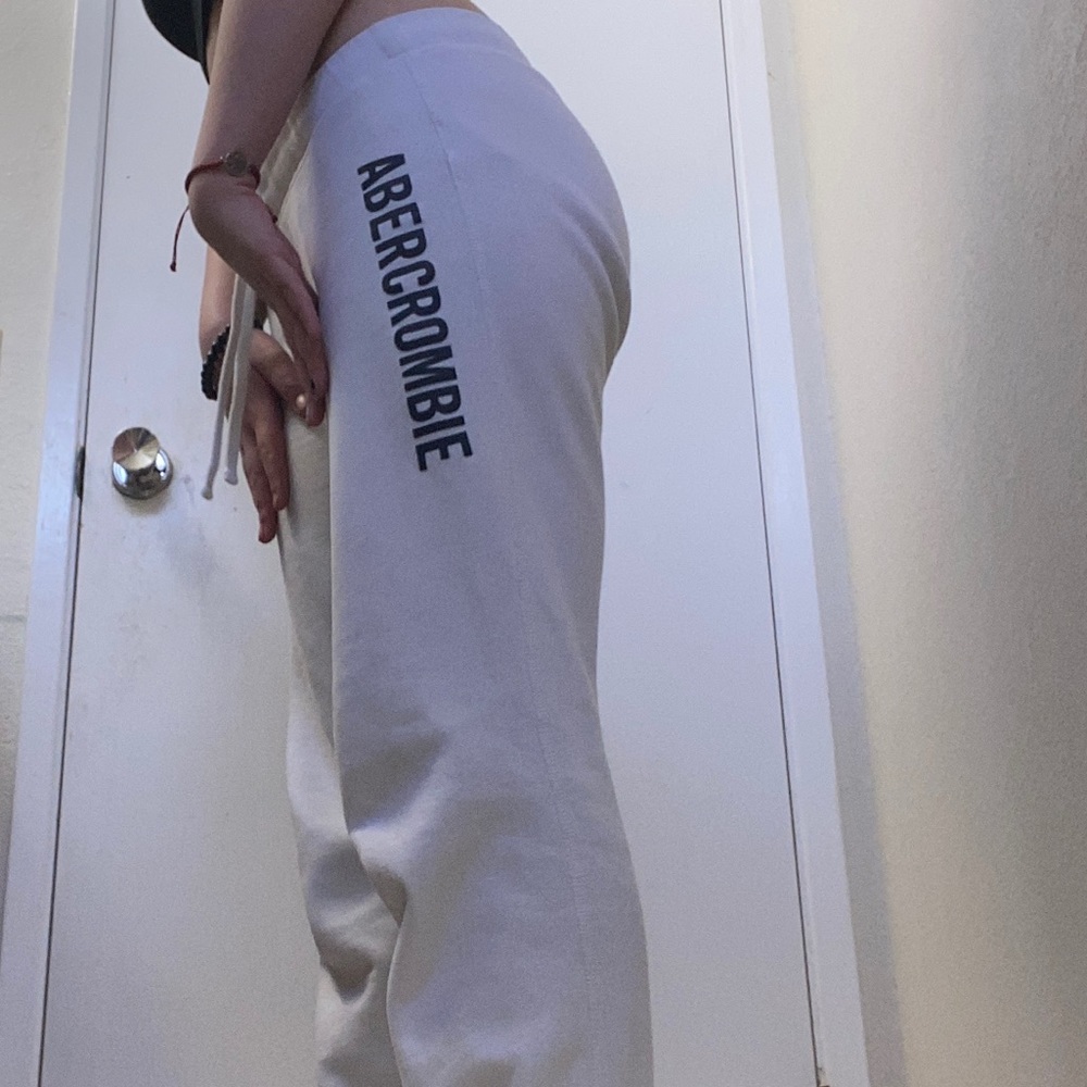 Abercrombie White Sweats